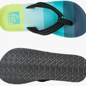 Kids Reef Gradient Blue and Green Sandals size 13/1